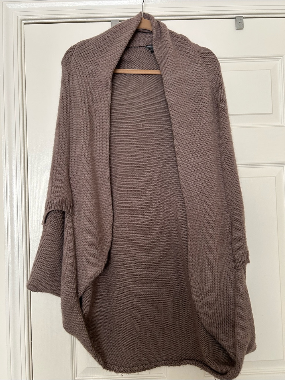 GAP Women’s Lavender Open-Front Shawl Sweater